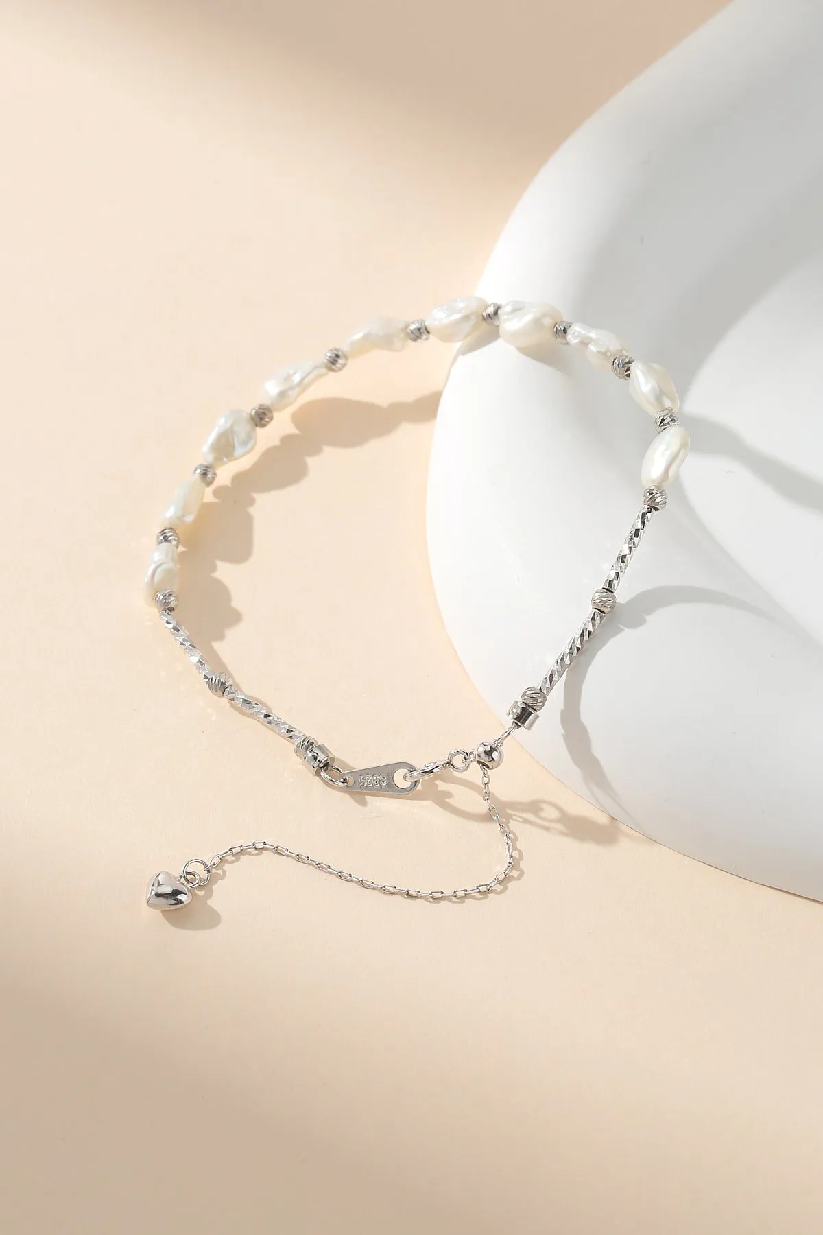 4-6mm Freshwater Keshi Pearl Necklace and Bracelet Set