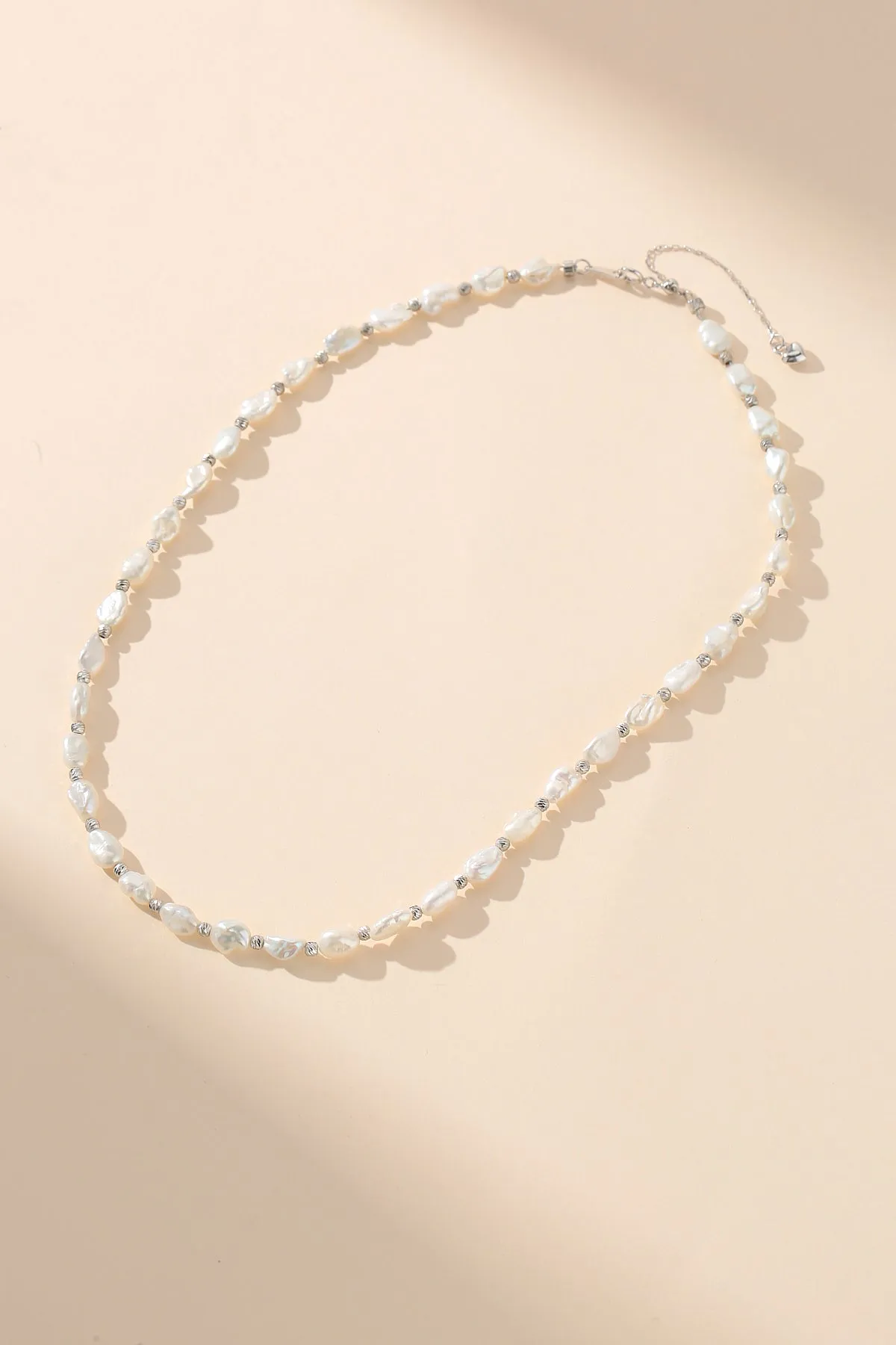 4-6mm Freshwater Keshi Pearl Necklace and Bracelet Set
