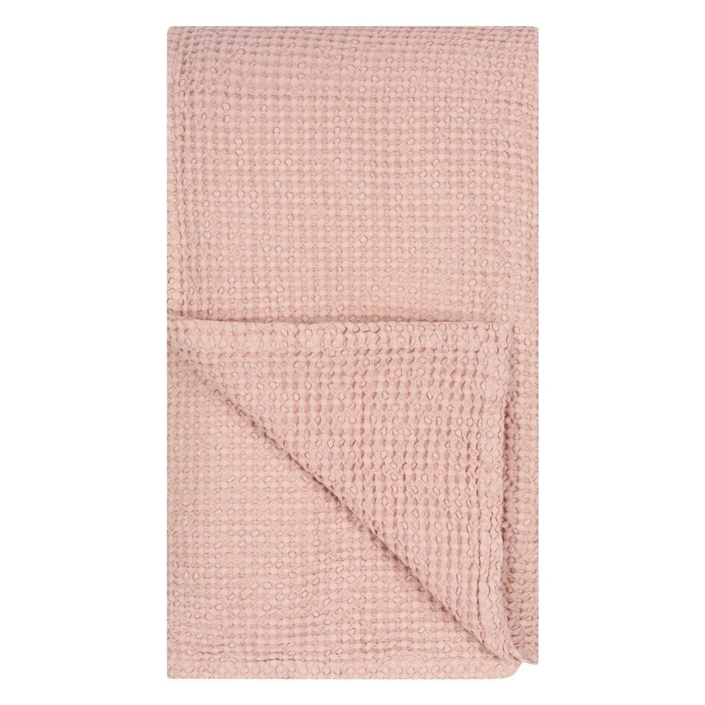 Alba Blossom Cotton Blanket by Designers Guild