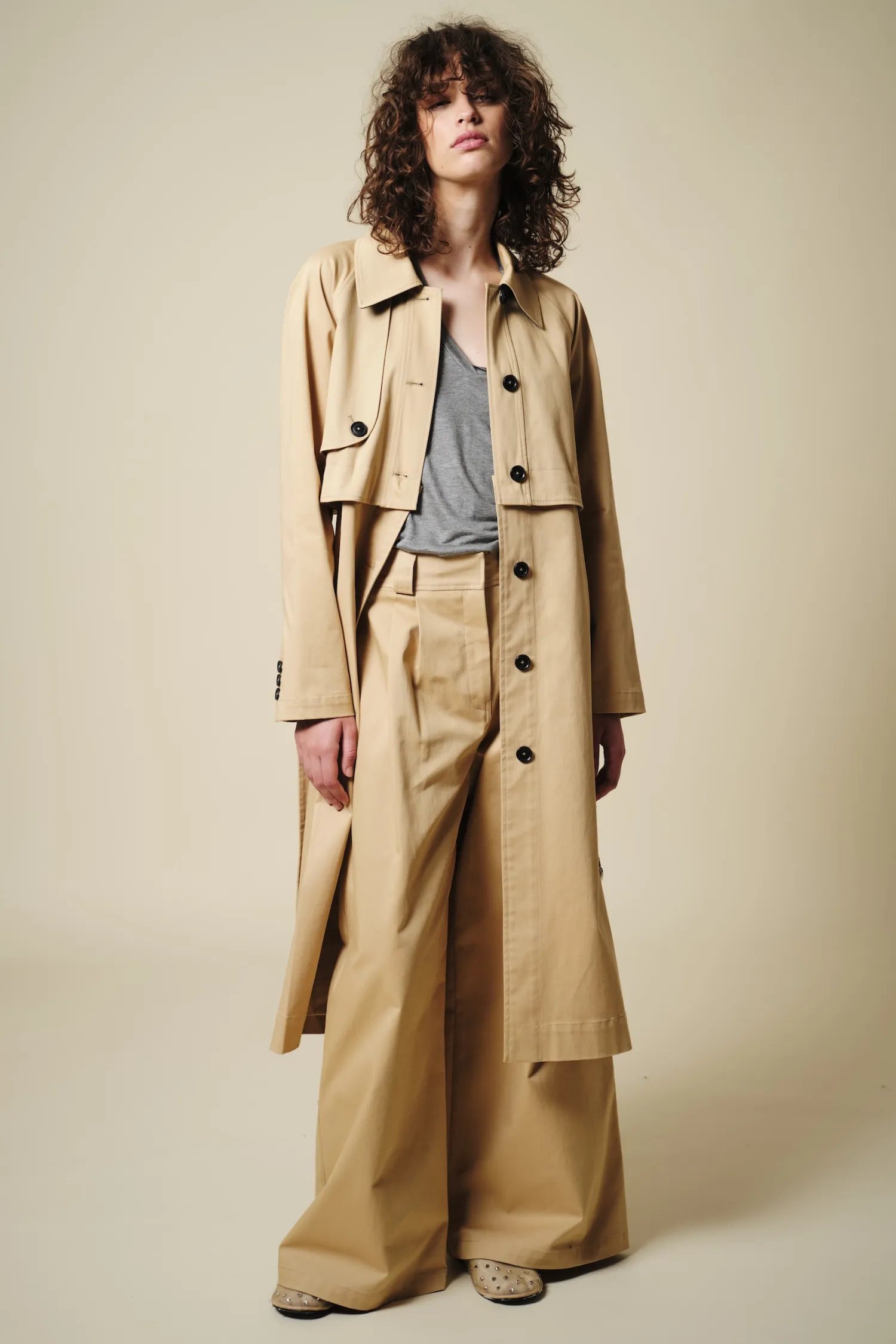 London Convertible Trench, Khaki