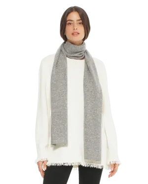Pure Cashmere Maxi Scarf Medium Grey