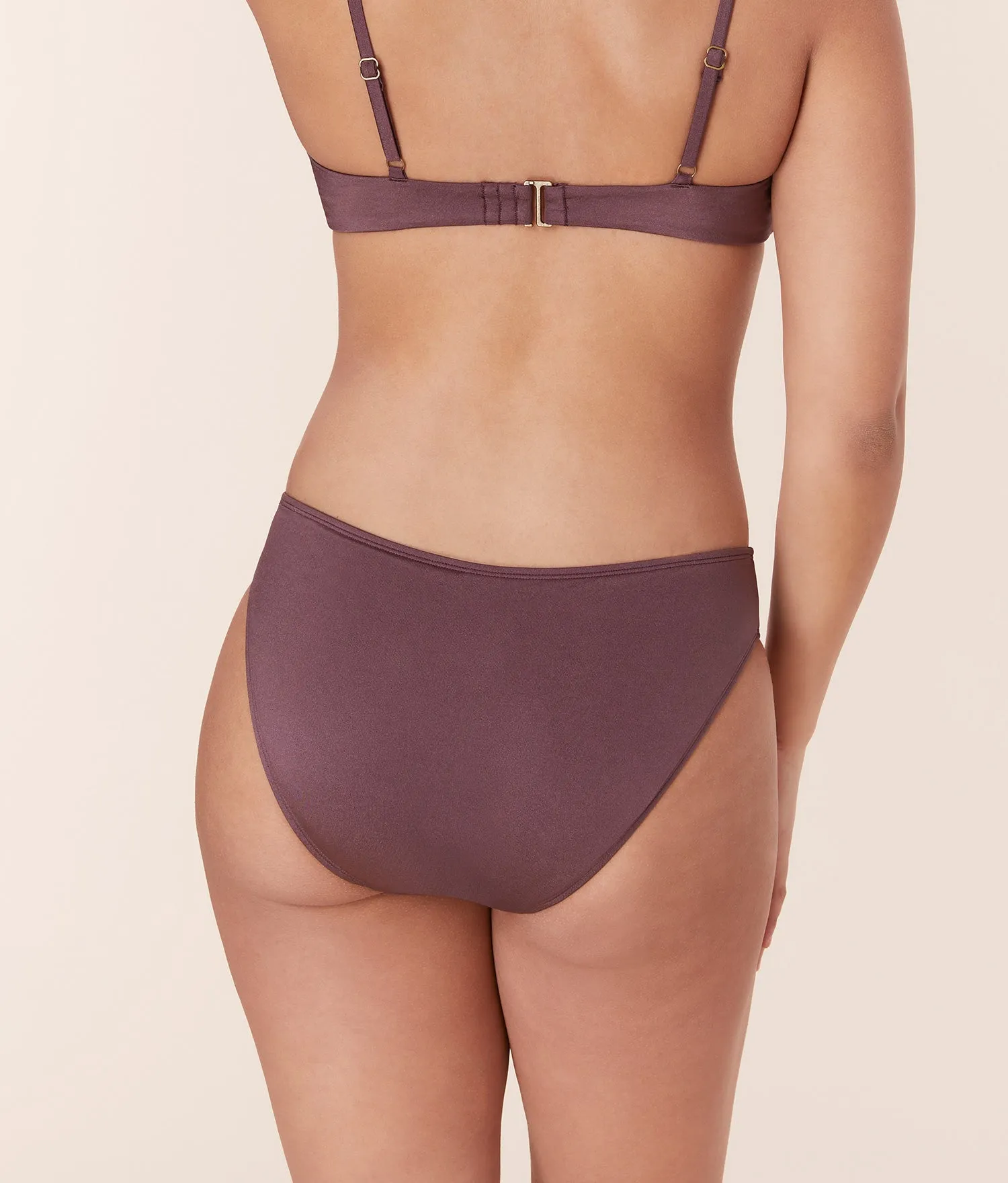 The Bikini Bottom - Satin - Licorice