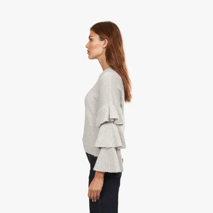 TIERED RUFFLE SLEEVE R14016