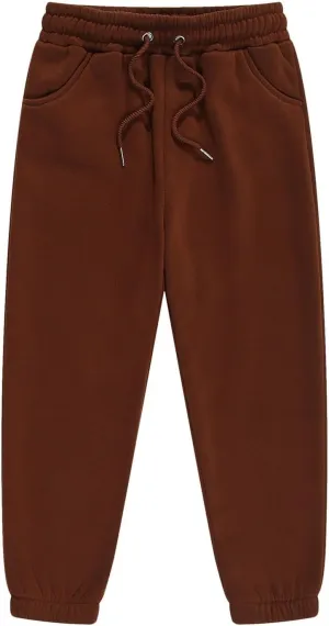 Unisex Kids Base Solid Sweatpants Boys and Girls Soft Warm Brushed Casual Athletic Pull on Jogger Pants with Pockets