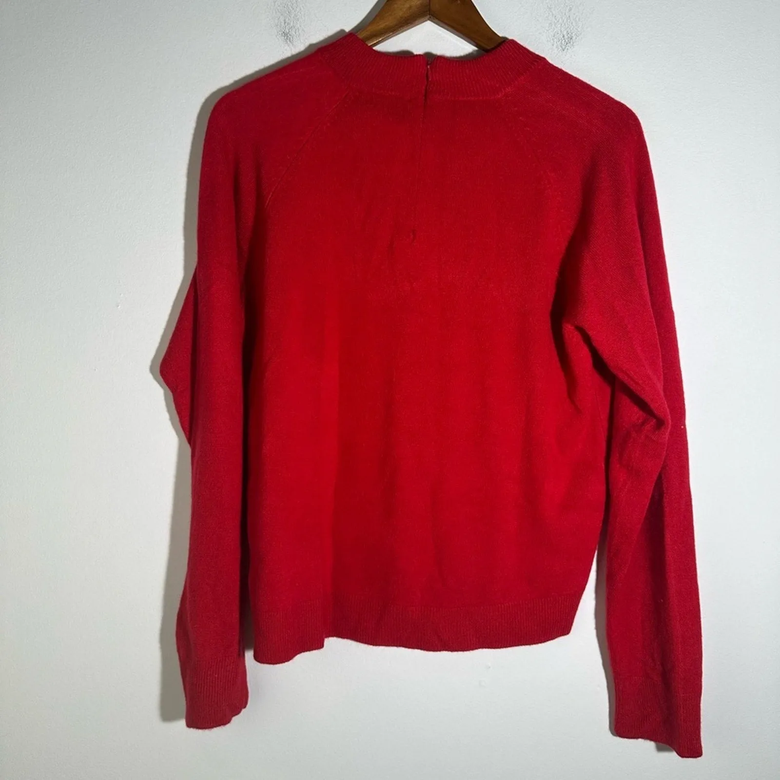 White Stag Red Knit Sweater